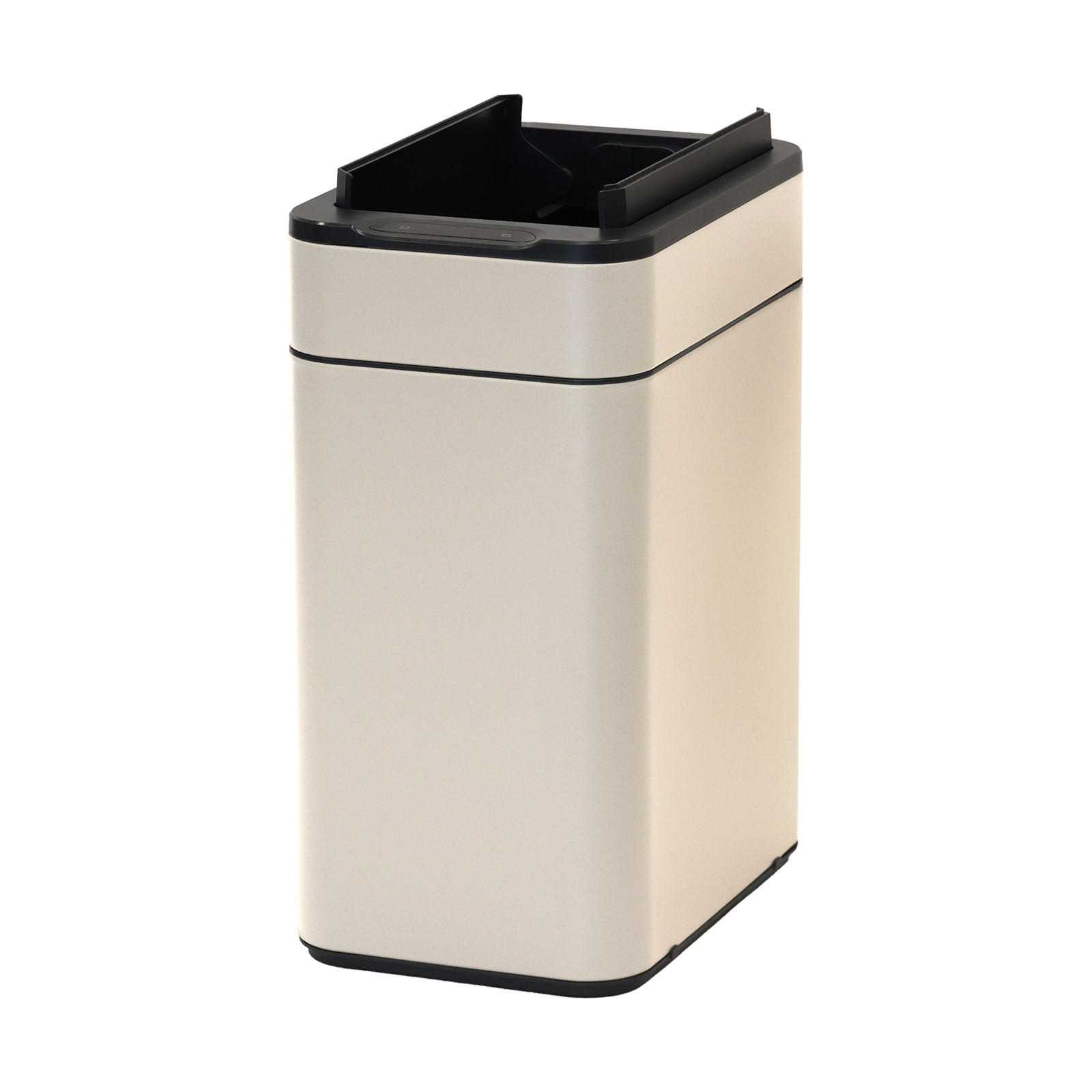 SENSORMÜLLEIMER SE50L Taupe - Taupe, Metall (27/54.5/40cm) - SVITA