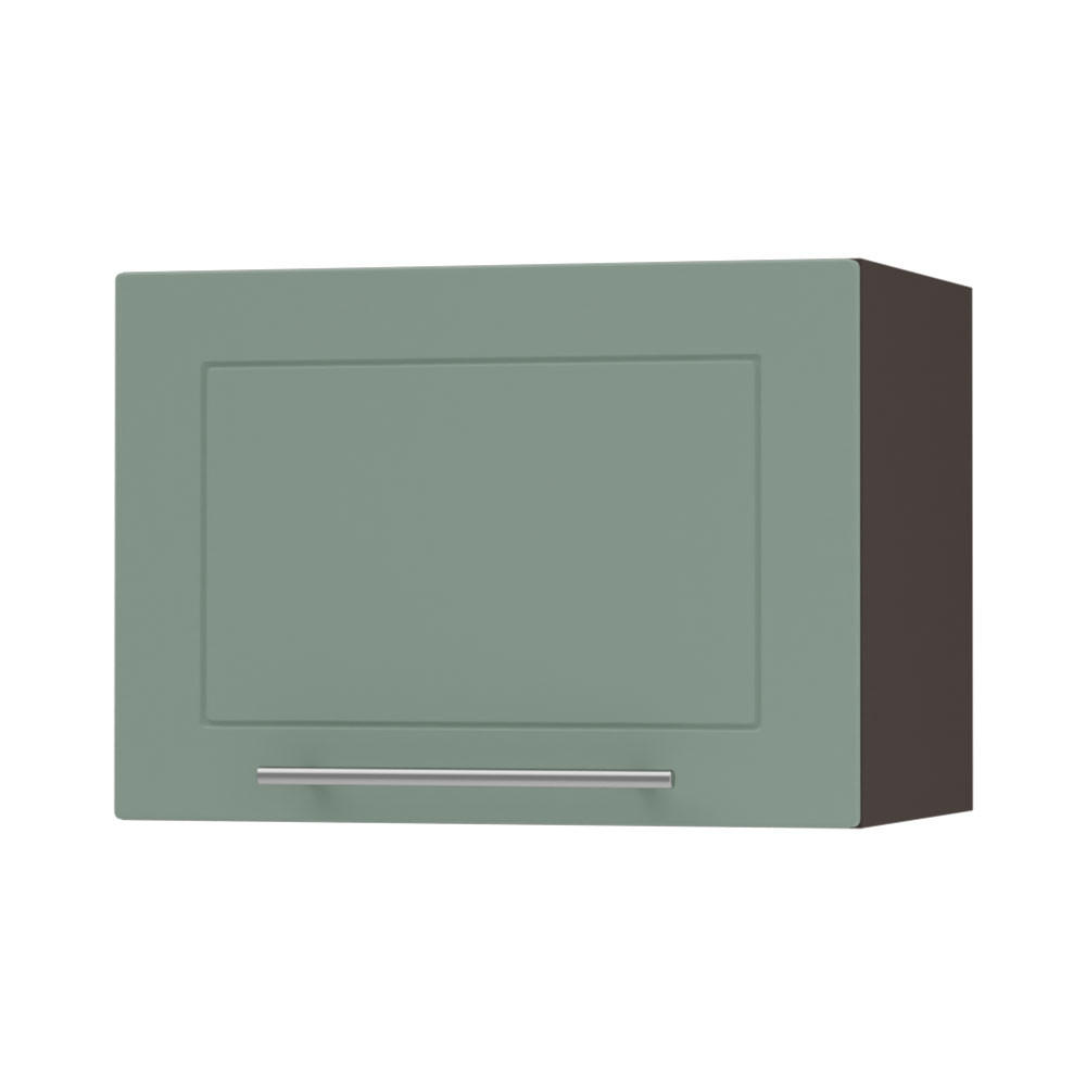 KÜCHENHÄNGESCHRANK Kvantum W4B/50 Mint Matt / Lava Matt 50 / 32,5 / 36cm - Dunkelgrau/Mintgrün, Holz/Holzwerkstoff (50/36/32.5cm) - Feldmann-Wohnen
