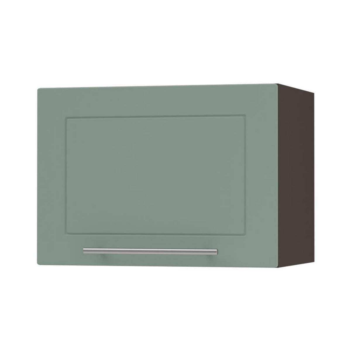 KÜCHENHÄNGESCHRANK Kvantum W4B/50 Mint Matt / Lava Matt 50 / 32,5 / 36cm - Dunkelgrau/Mintgrün, Holz/Holzwerkstoff (50/36/32.5cm) - Feldmann-Wohnen