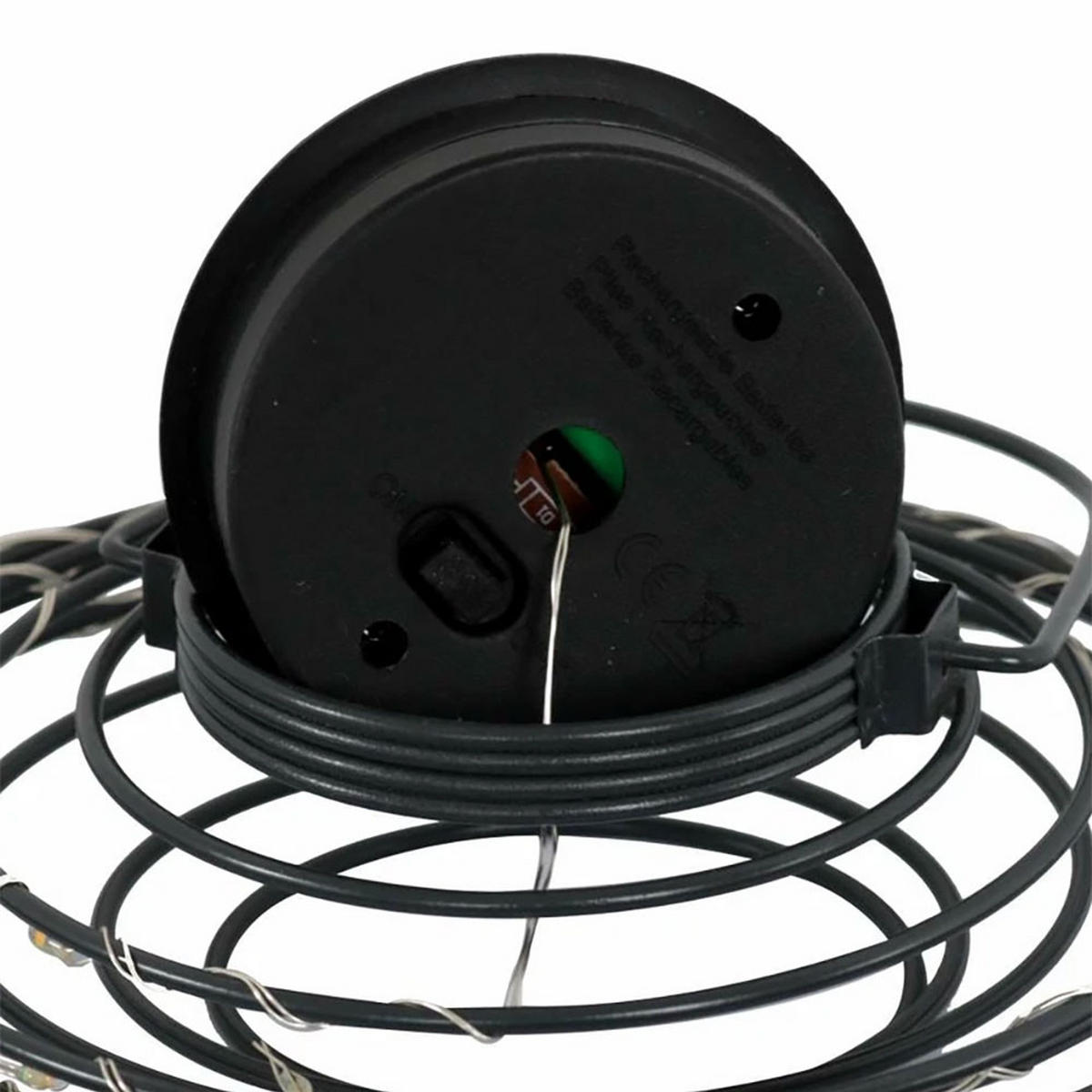 LED SOLARLEUCHTE Bienennest Anthrazit 2er Set - Anthrazit, Kunststoff (15/15/15cm)