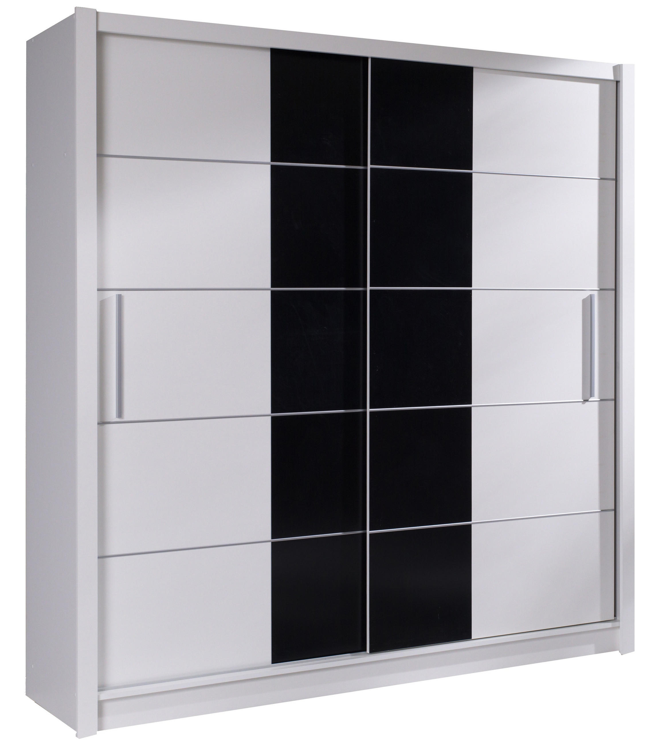 KLEIDERSCHRANK Weiß 204/215/62 - Weiß, Holzwerkstoff (204/215/62cm) - RAUMHIRSCH FURNITURE