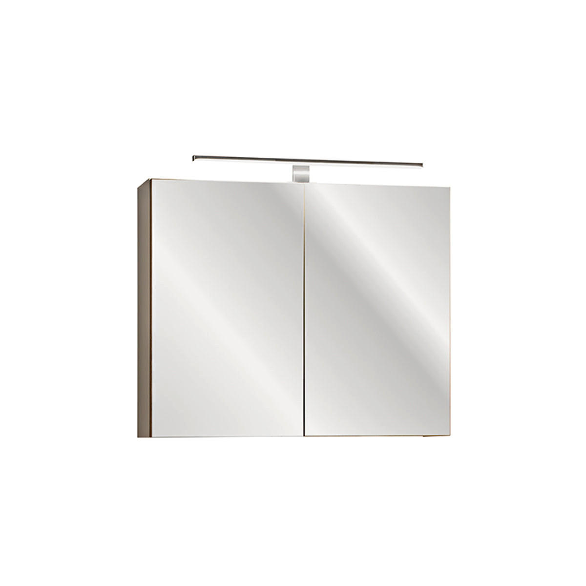 ELEMENT S OGLEDALOM Éros Mol - taupe, drvni materijal (80/65/17cm) - Petits-meubles