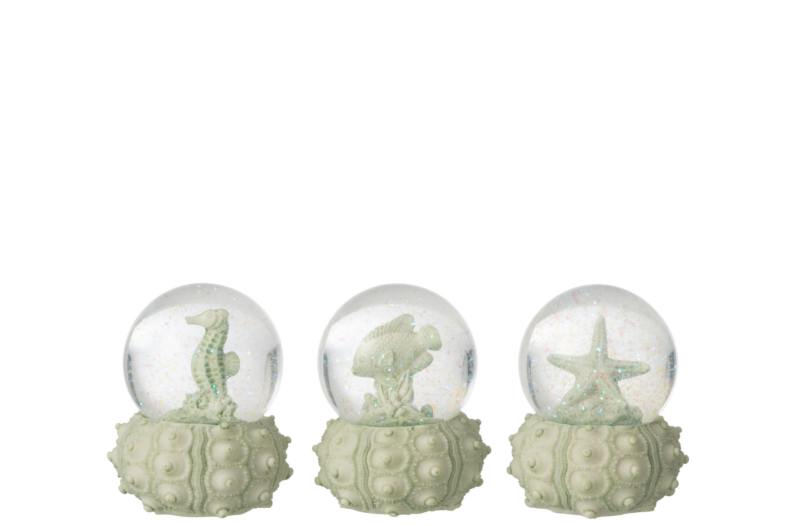 J-Line Wasser-Globus Grün 7x8.5x7 cm