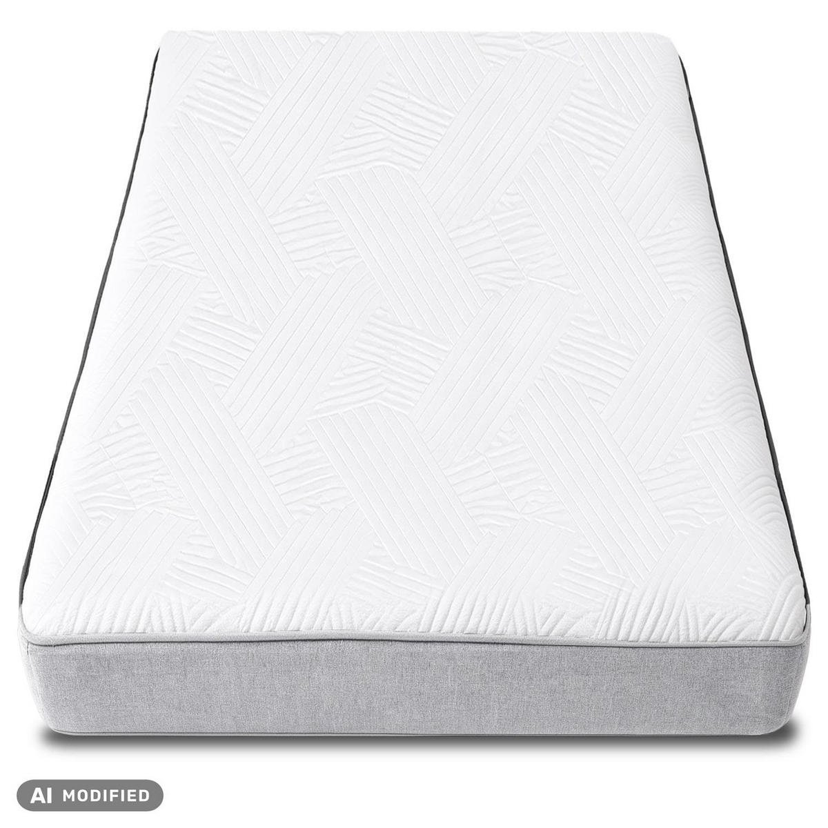 KOMFORTSCHAUMMATRATZE DeepComfort 90x210 cm - Weiß, Textil (90/210cm) - Matratzen Discount