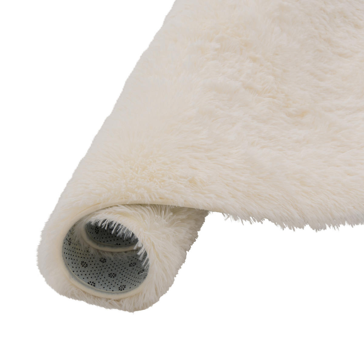 HOCHFLOR SHAGGY TEPPICH FLUFFY RUND - Creme, Textil (160/160cm) - Pergamon