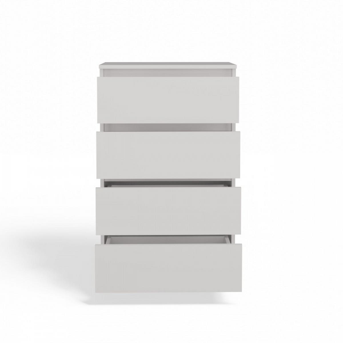 KOMMODE Weiß 70/97/40 - Weiß, Holzwerkstoff (70/97/40cm) - RAUMHIRSCH FURNITURE