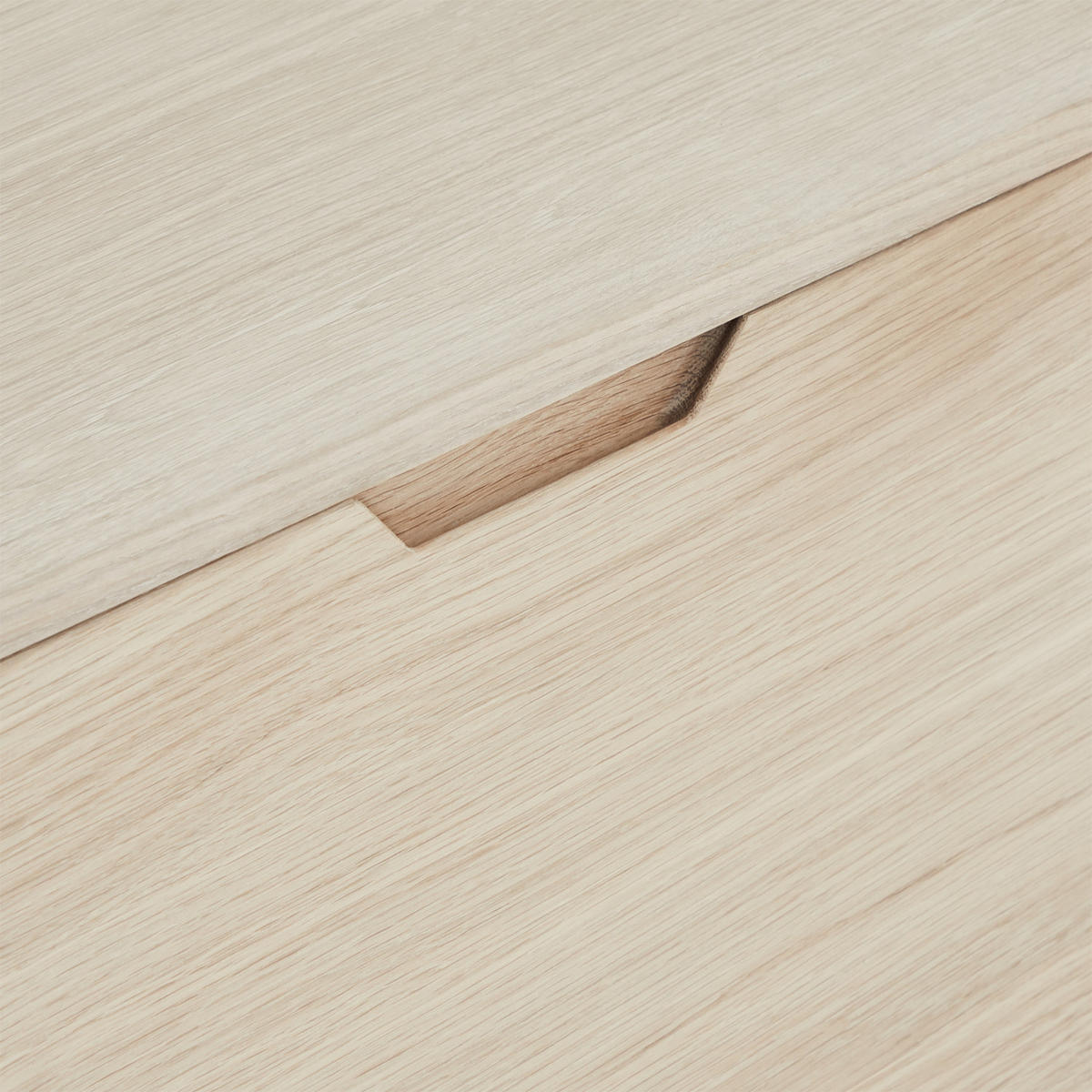 TV-ELEMENT Eiche massiv - Eichefarben, Holz (180/52/45cm) - Furnhouse
