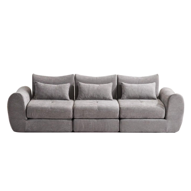 Kaket Schlafsofa Grau 262x78x97 cm