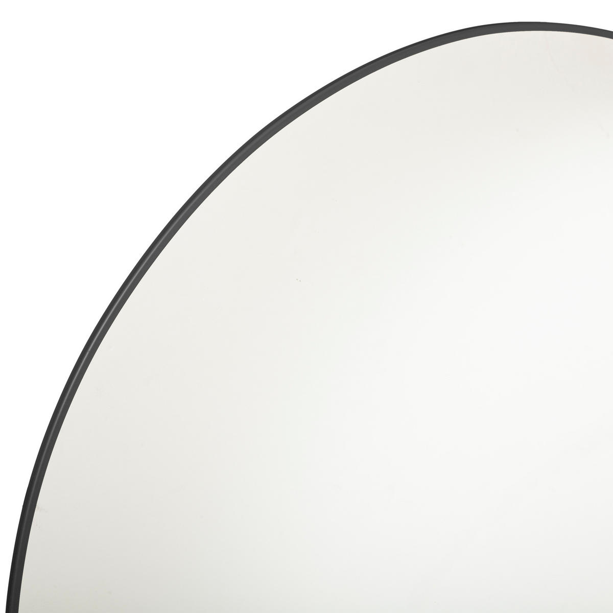 SPIEGEL Alice 76/1,5/1,2 cm - Schwarz, Metall (1.5/1.2/76cm) - Atmosphera Createur d´interieur