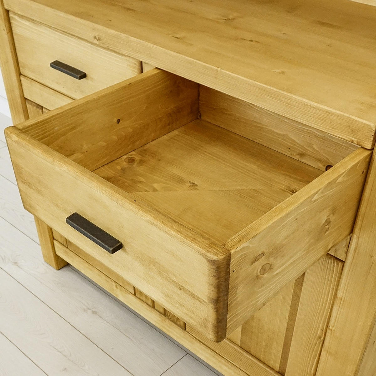 BUFFET aus Massivholz Sara - Honig, Holz (100/190/50cm) - Seart