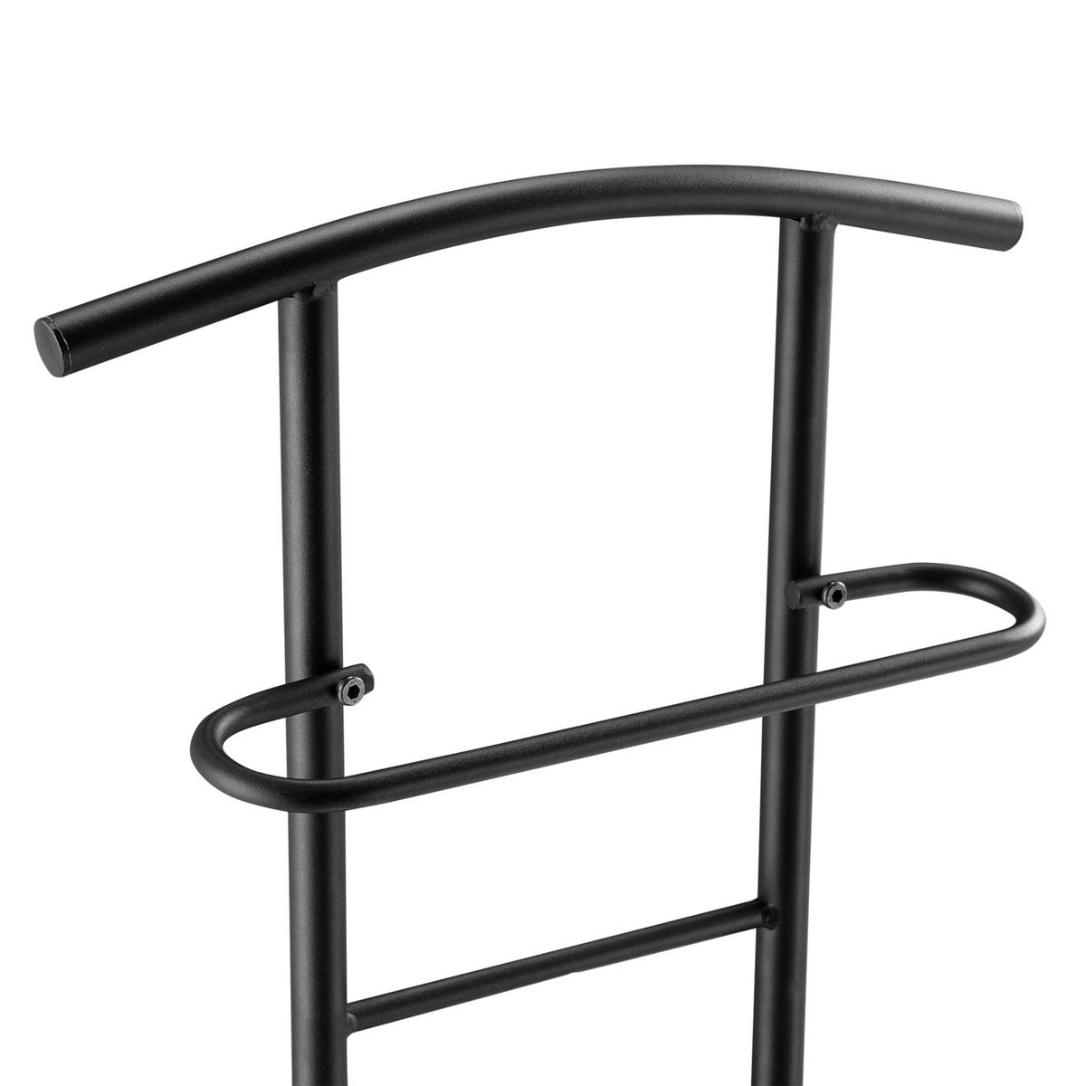 HERRENDIENER Anaheim - Dunkelgrau, Metall (45/107/45cm) - [en.casa]