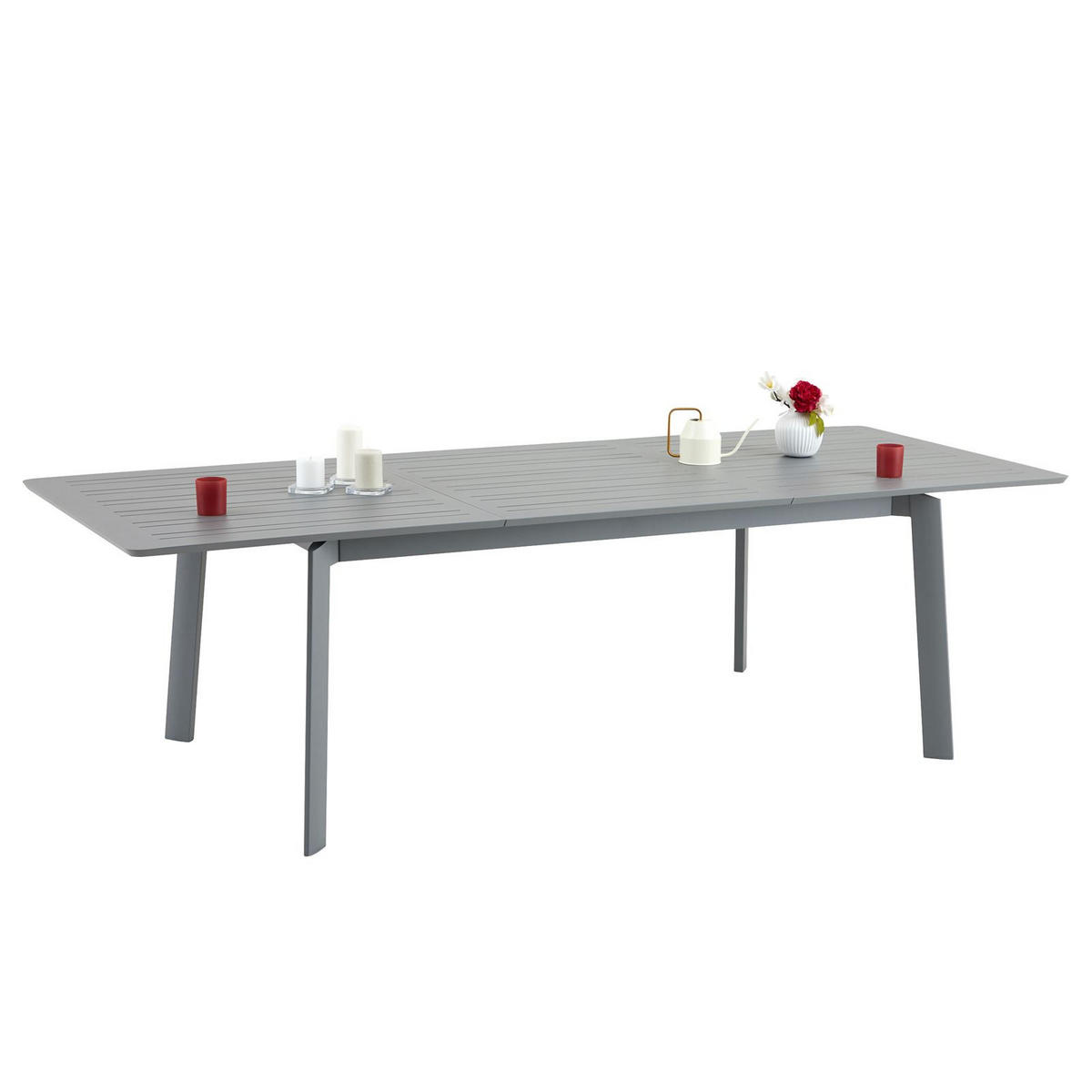 GARTENTISCH VERANO - Grau, Metall (103/180/75cm) - IDIMEX