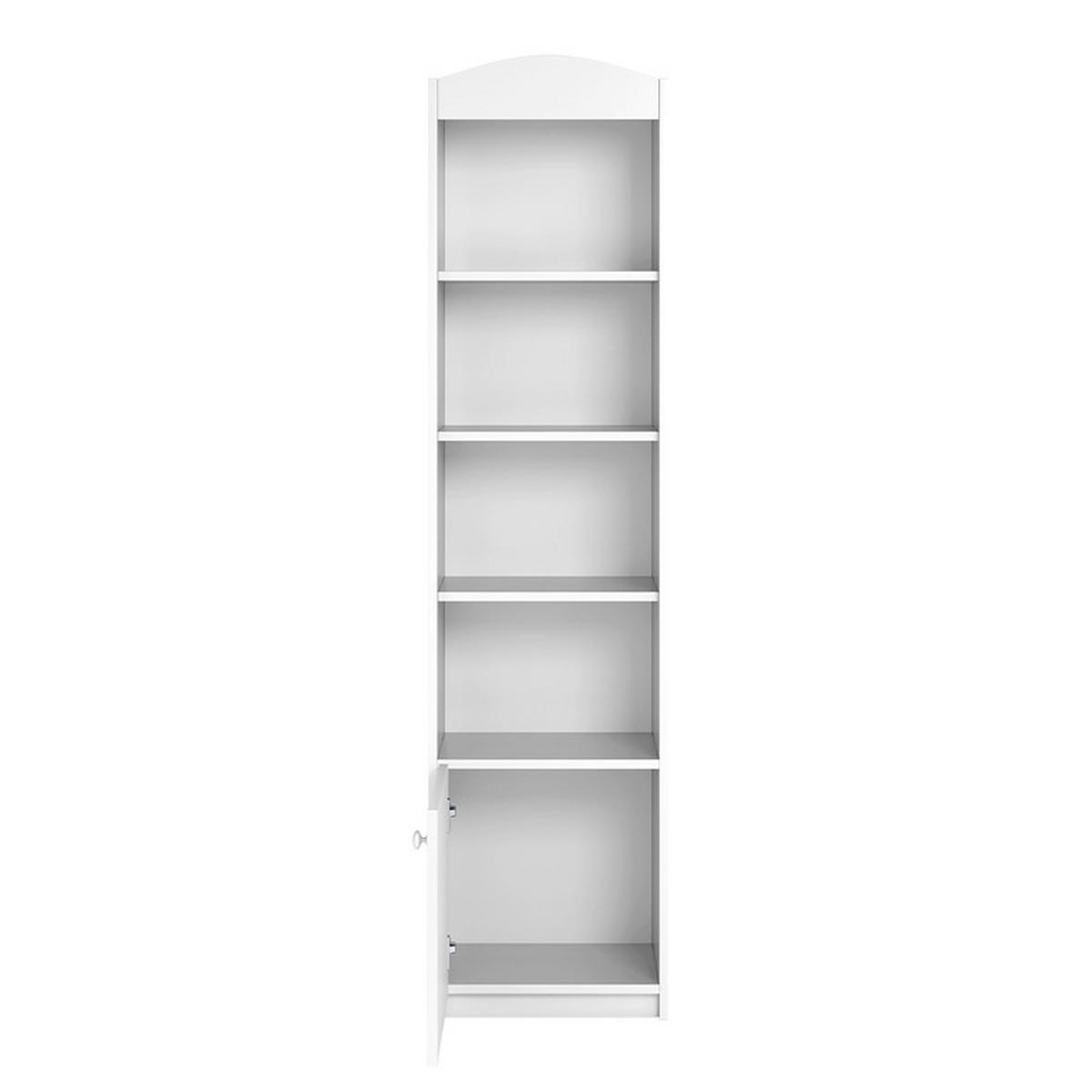 BÜCHERREGAL Weiß - Weiß, Holzwerkstoff (46/187/34cm) - Petits-meubles