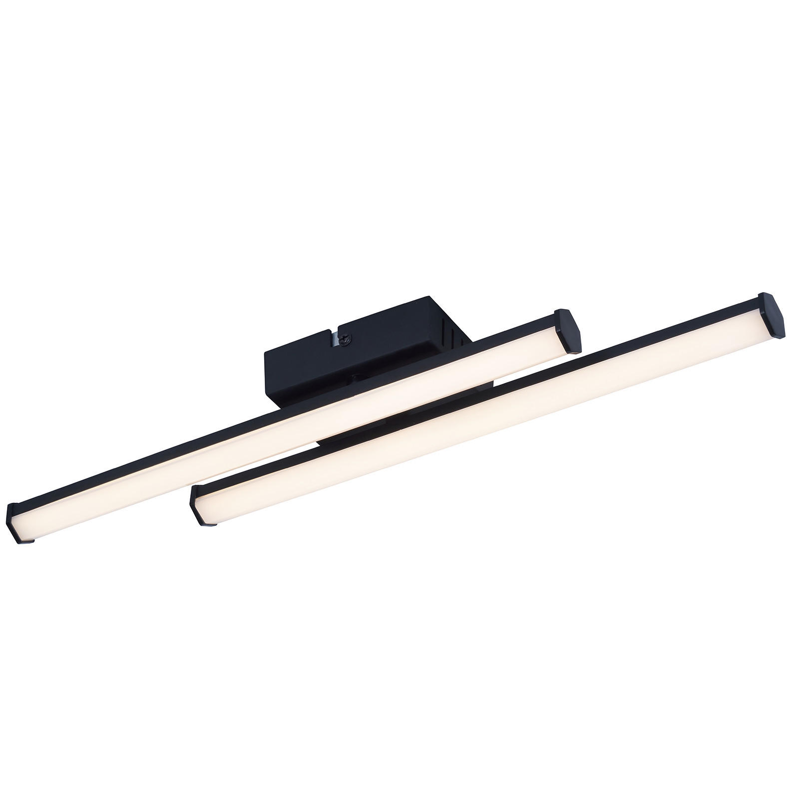 LED WANDLEUCHTE Nasseri - Schwarz, Metall (44/10/5.5cm) - ZMH