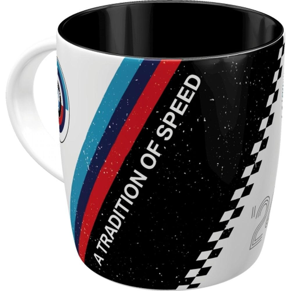 KAFFEETASSE 330 ml BMW Motorsport Tradition Of Speed - Multicolor, Keramik (0.33L) - Nostalgic-Art
