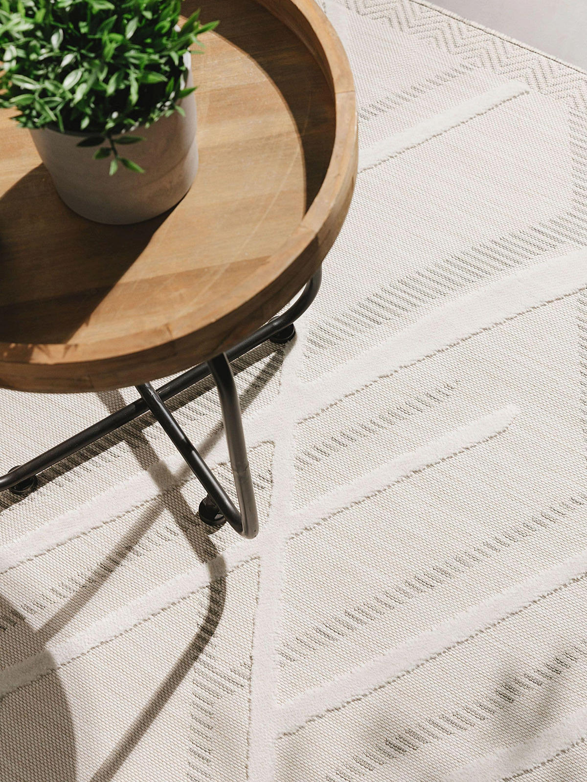 OUTDOORTEPPICH Flora Cream 160x230 cm - Creme, Kunststoff (160/230cm) - benuta