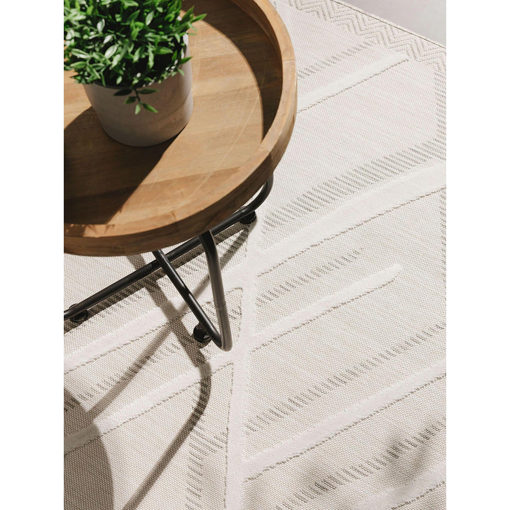 Thumbnail - benuta Outdoorteppich, Creme, Kunststoff, Floral, Rechteckig, 80x150 cm, wasserabweisend, Teppiche & Böden, Teppiche, Ou...