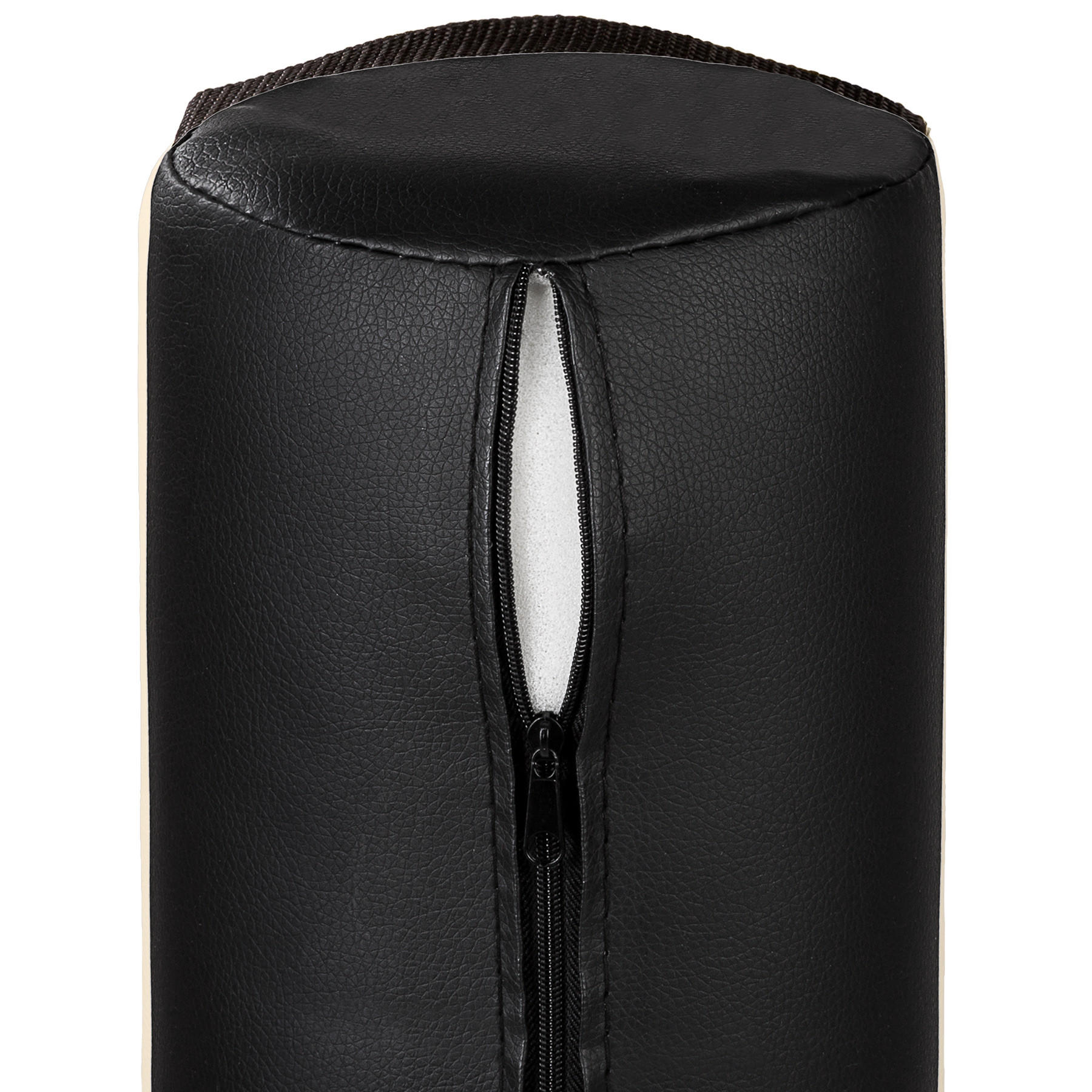 MASSAGE LAGERUNGSROLLE ,64 x 15 cm,schwarz - Schwarz, Textil (34/56/34cm) - tectake