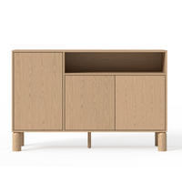 KOMMODE SENA mit Schränken - Naturfarben, Holzwerkstoff (140/91.6/40.6cm) - Idohome