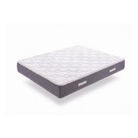 MATRATZE Grand Spring Hotel - 200X200 cm- Härtegrad H3/H4 - Grau, Textil (200/200cm) - Moonia