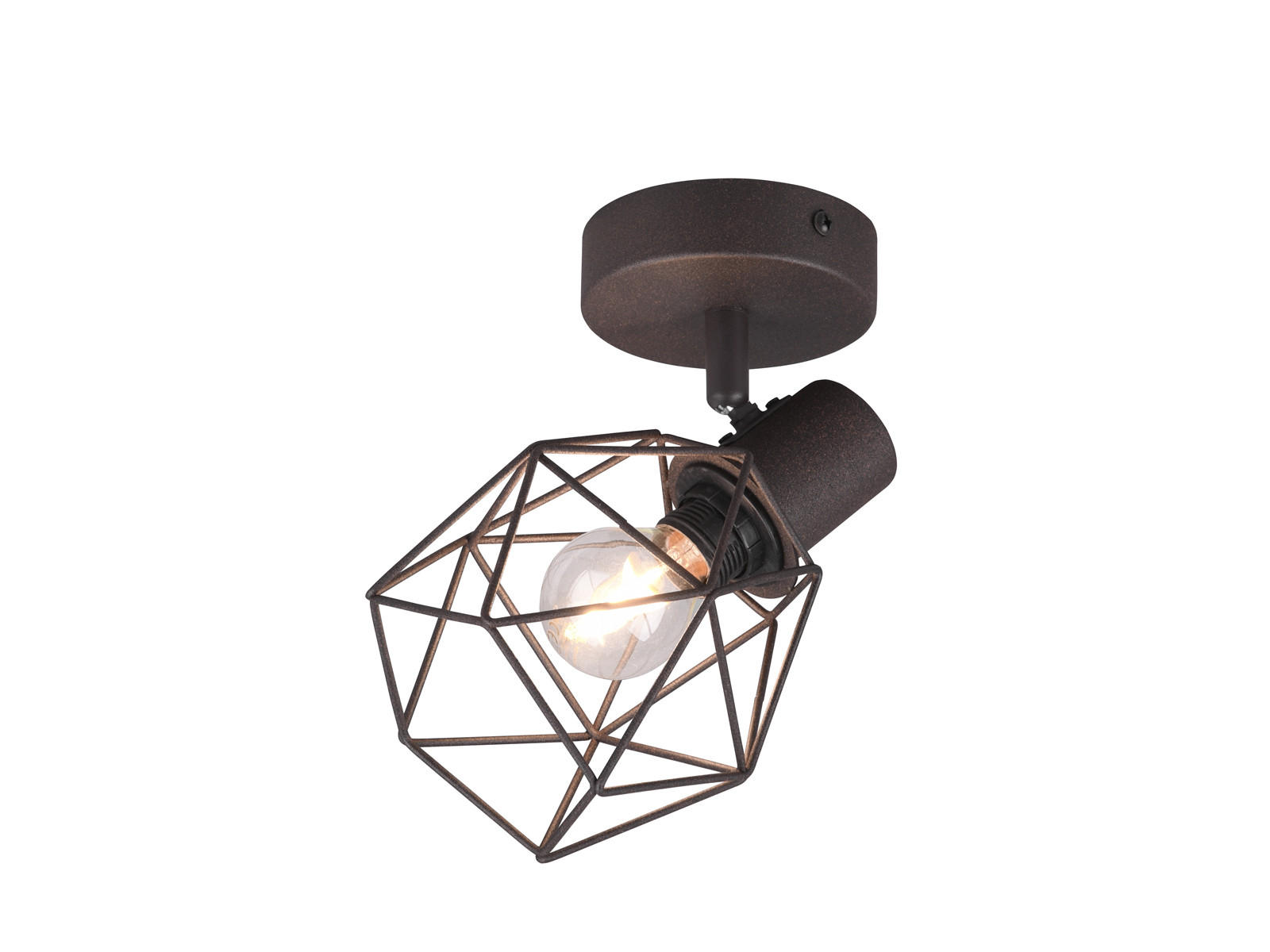 WANDSTRAHLER Industrial Rostoptik - Rostfarben, Metall (12/18/14cm) - meineWunschleuchte