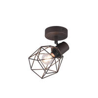WANDSTRAHLER Industrial Rostoptik - Rostfarben, Metall (12/18/14cm) - meineWunschleuchte