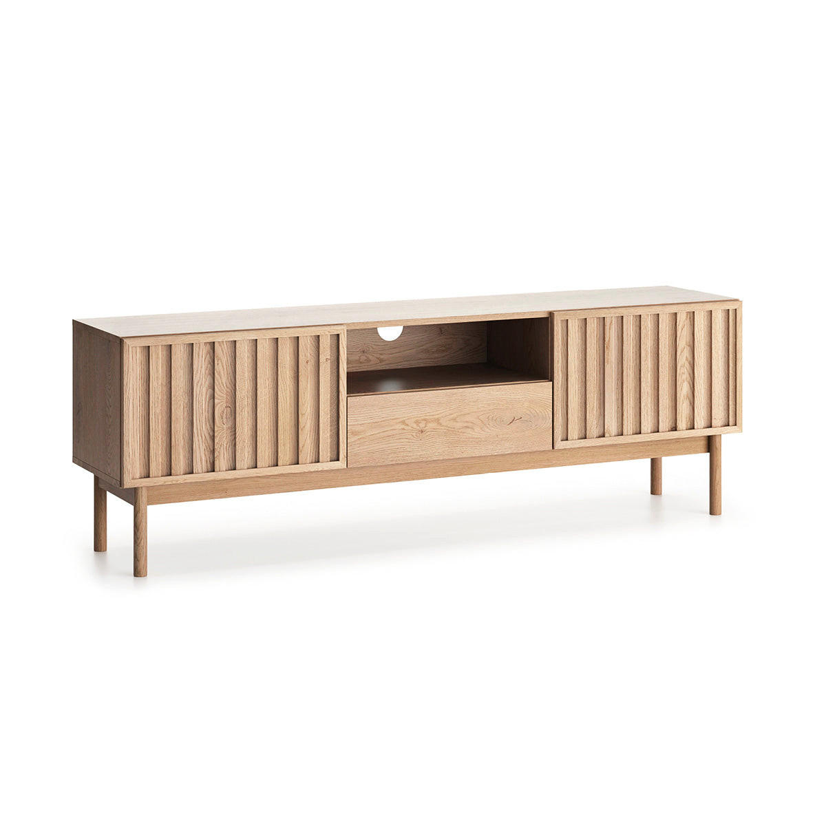TV STOLÍK Idor Drevo - hnedá, kompozitné drevo (159/53.3/36.8cm) - Petits-meubles