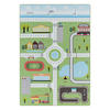 TEPPICH Kinder Flachgewebe Spielstraße Polyamid Antirutsch Kinderzimmer Grün Rechteckig 160x230 - Grün, Textil (160/230cm) - KADIMA DESIGN