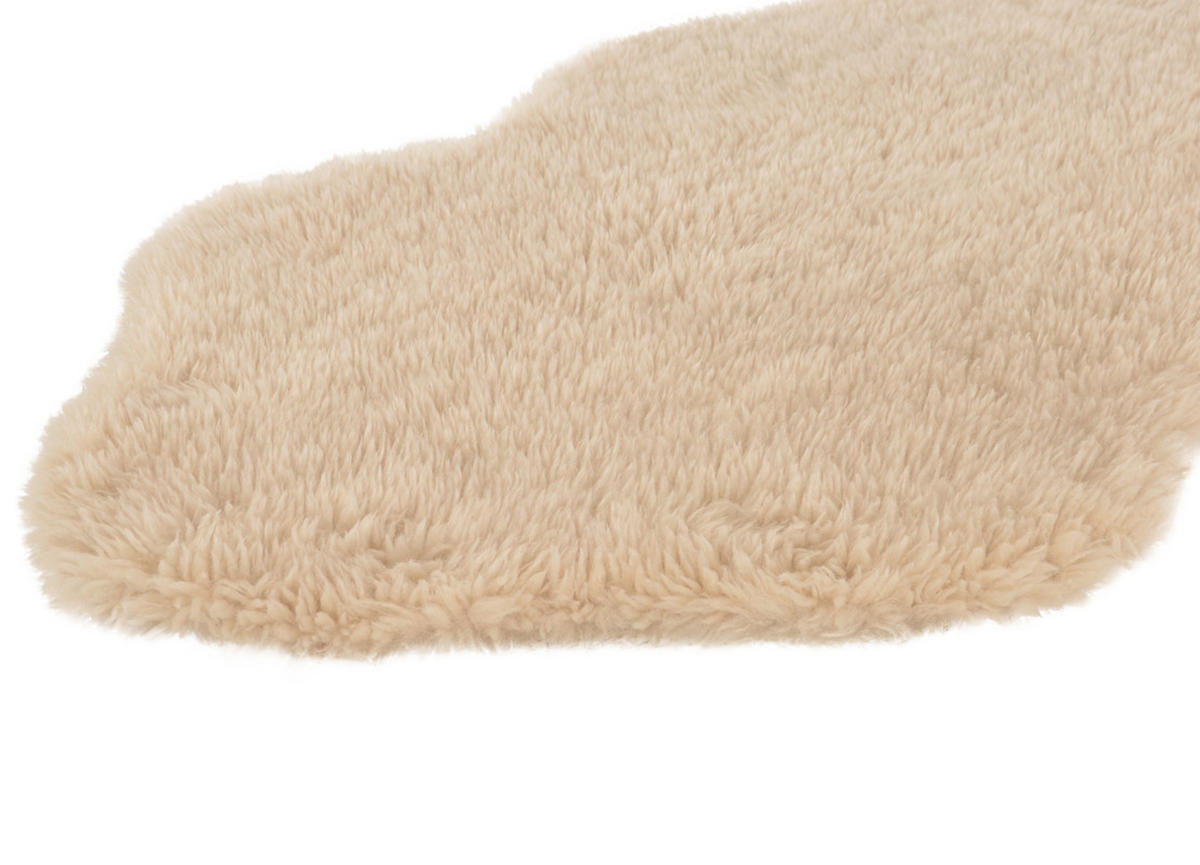 HOCHFLOR-TEPPICH Curly Naturbeige 150x200 cm - Multicolor, Textil (150/200cm) - Vercai Rugs
