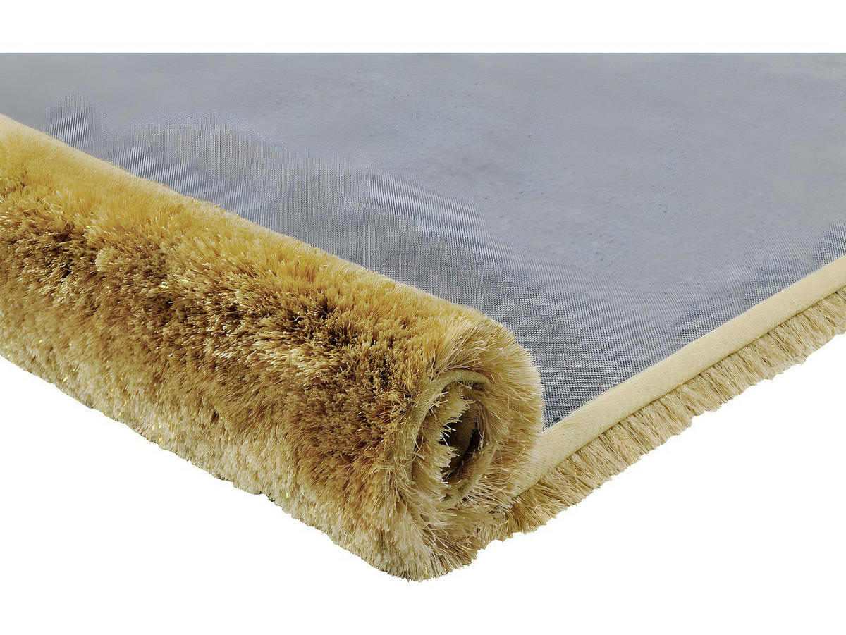 WOHNZIMMERTEPPICH - 230 cm x 160 cm - Stoff - Goldfarben - GLITTER - Goldfarben, Textil (230/160cm) - Vente-Unique