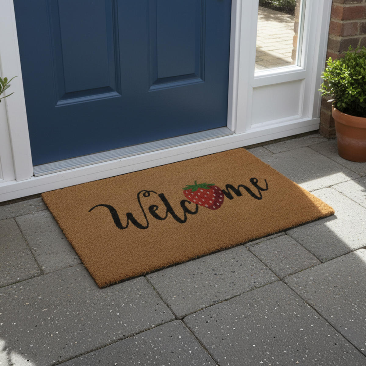 FUSSMATTE - Multicolor, Kunststoff/Textil (60/40cm) - Relaxdays