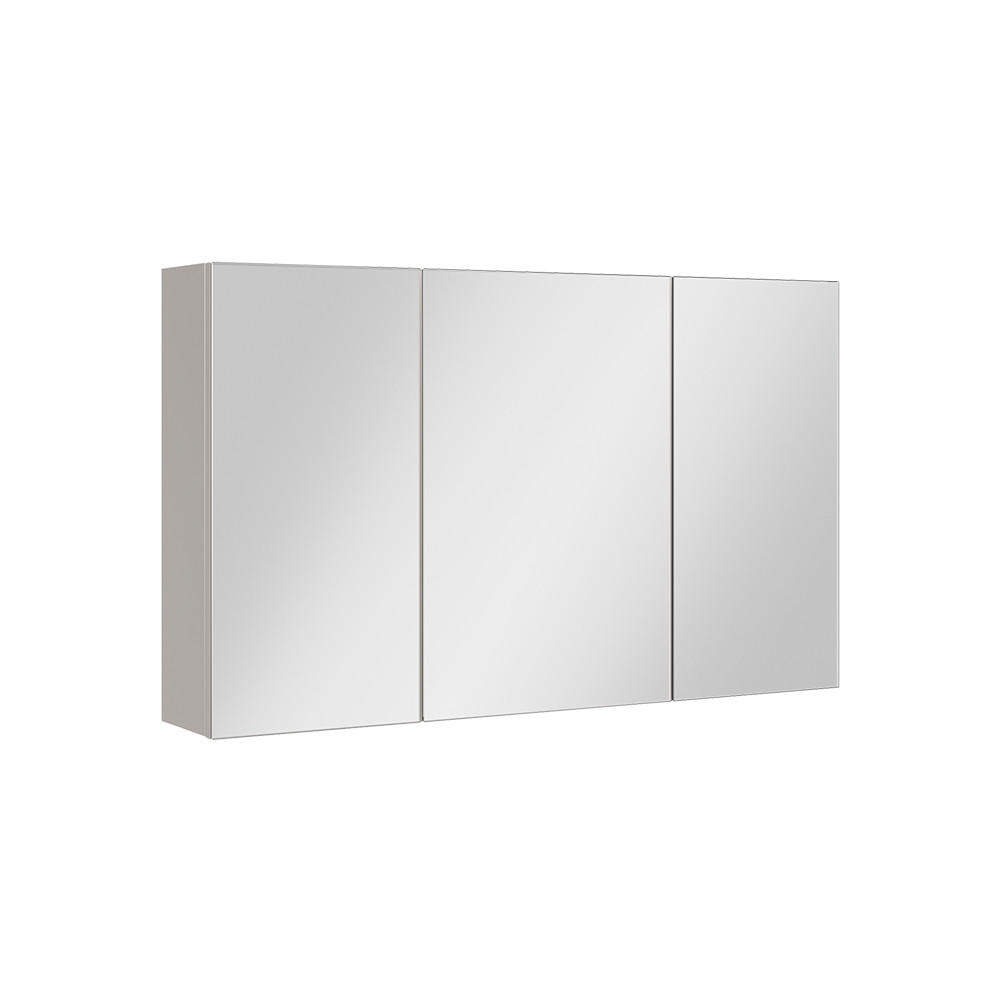 KOPALNIŠKA OMARICA Z OGLEDALOM Lavia, Kašmir, 100 x 60.2 cm - kašmir, leseni material (100/170/17cm) - Vicco
