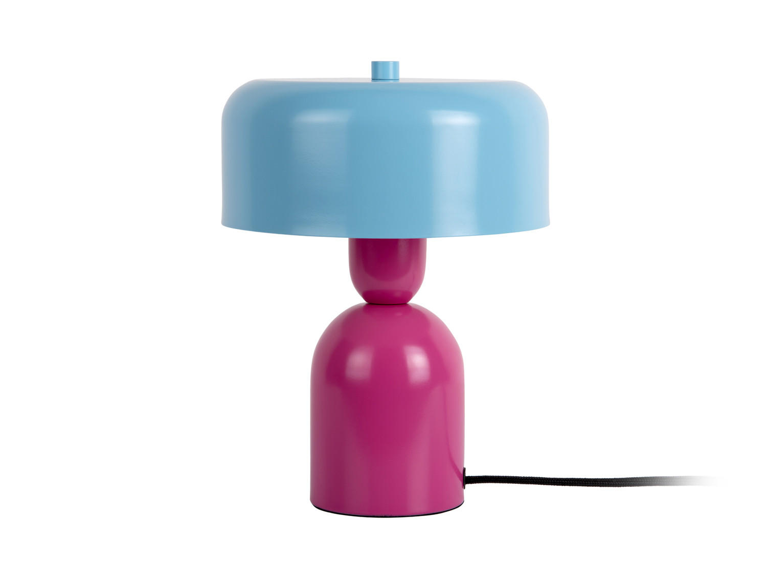 TISCHLAMPE Double Funky 19/19/24 cm - Pink, Metall (19/19/24cm) - Leitmotiv