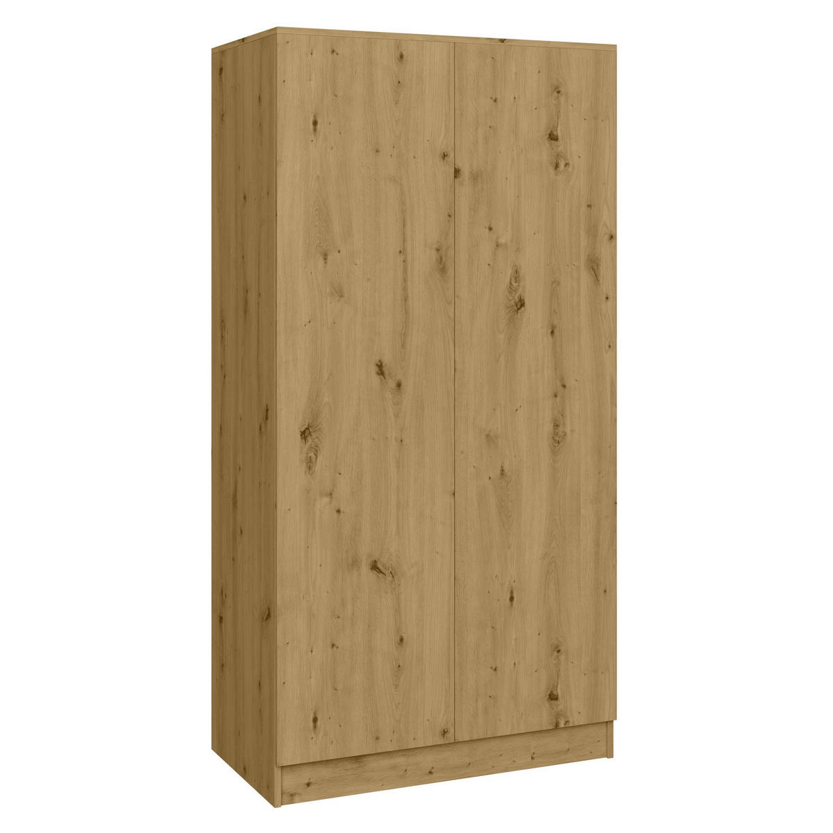 DREHTÜRENSCHRANK Look mit 2 Türen, 90 cm, eiche Artisan - Eiche Artisan, Holzwerkstoff (90/180/50cm) - Beautysofa
