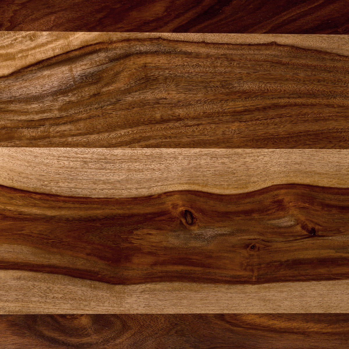 ESSTISCH mit Ansteckplatten - Sheesham massiv - Sheeshamfarben, Holz (90/160/77cm) - home24