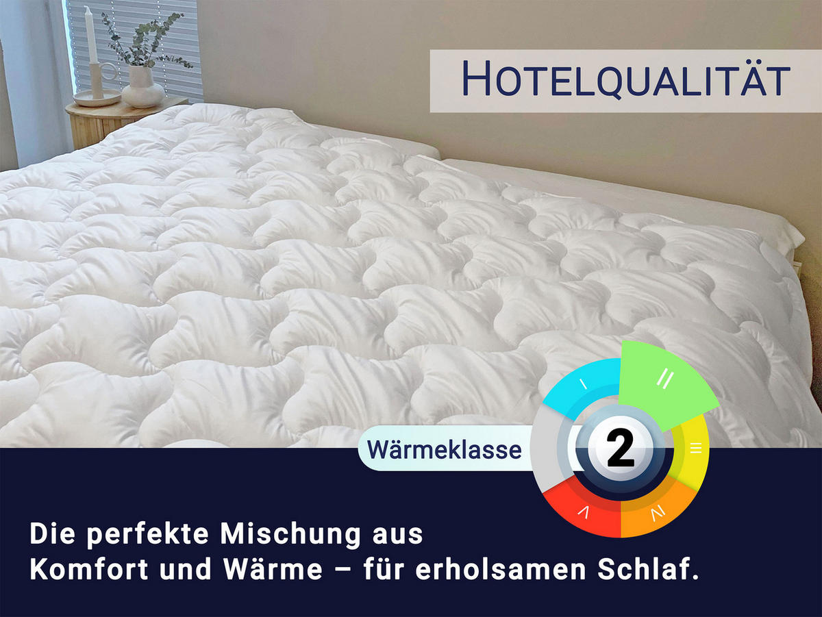 BETTDECKE, 100% Polyester - Weiß, Textil (135/200cm) - Zollner