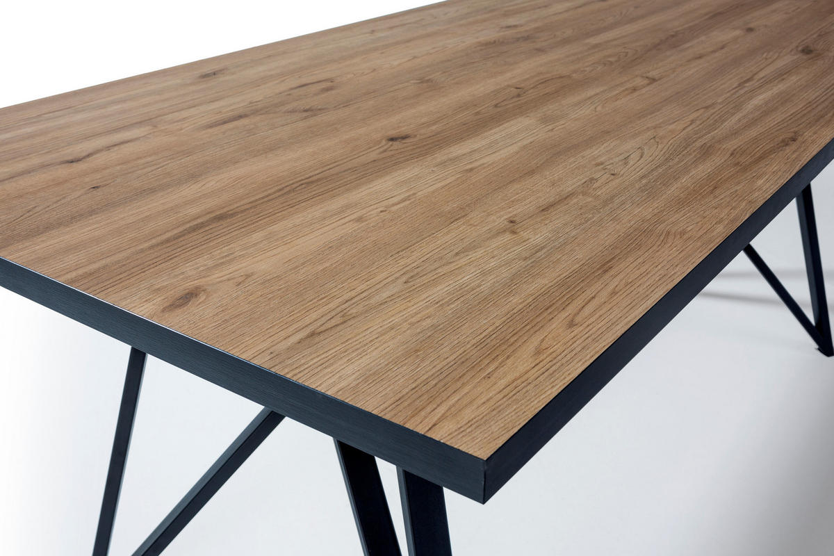 ESSTISCH Myla (Pia) Braun 180/90/76 cm - Braun, Keramik (180/90/76cm)