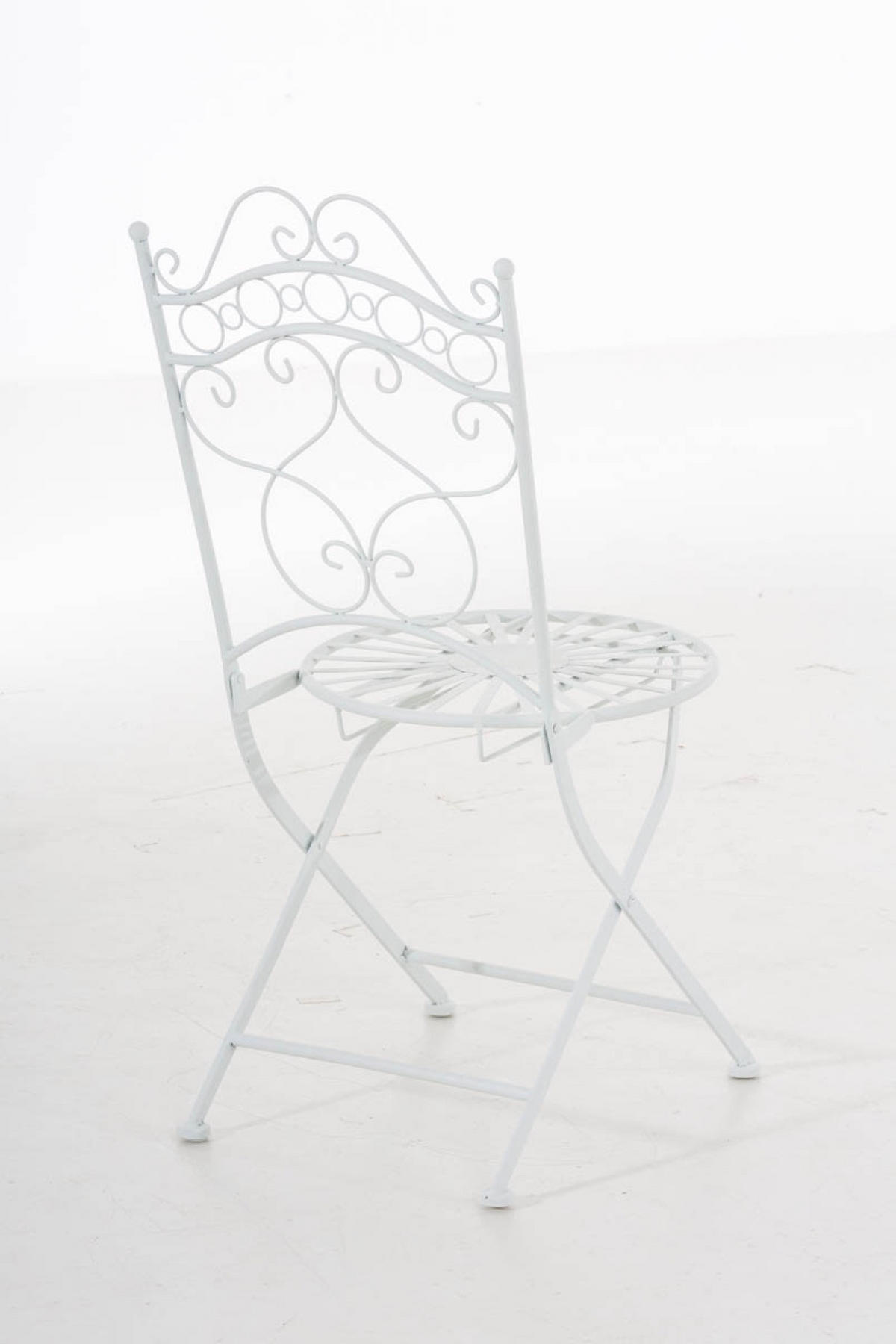 GARTENSTUHL Indi weiß - Weiß, Metall (40/92/50cm) - TPFGarden