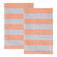 KÜCHENTUCH (2er-Set) Little Italy - Orange/Weiß, Textil (50/66cm) - Butlers