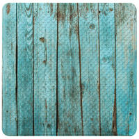 BADEMATTE Lumber - Türkis, Kunststoff (53/53cm) - Sanilo