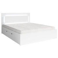 DOPPELBETT Fino weiß 185,6 / 204,4 / 100cm - Weiß, Holz/Holzwerkstoff (180/200cm) - Feldmann-Wohnen
