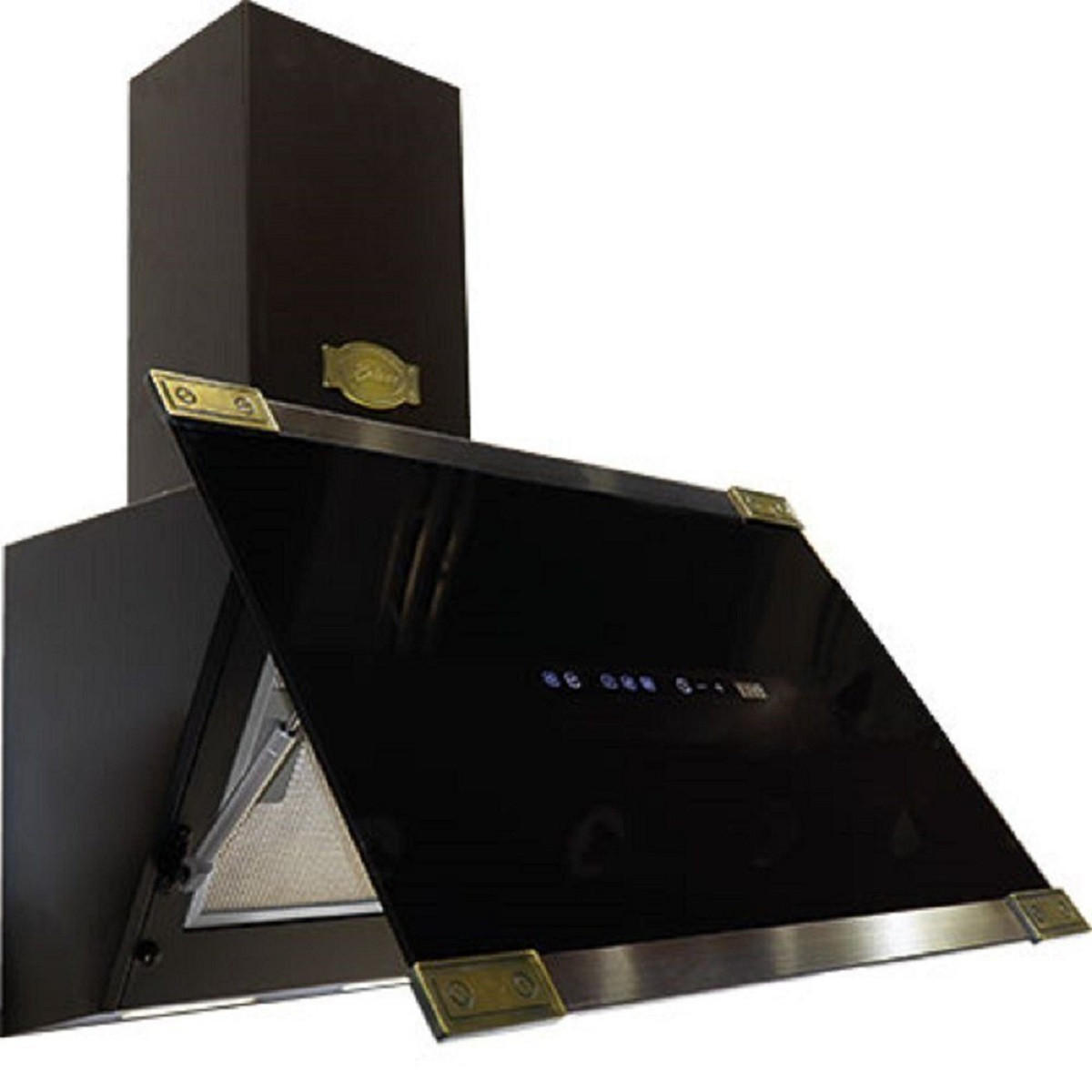 DUNSTABZUGSHAUBE AT 6445 AD Eco 60 cm Schwarz - Schwarz, Glas/Metall (60/75.5/37.5cm) - Kaiser Küchengeräte