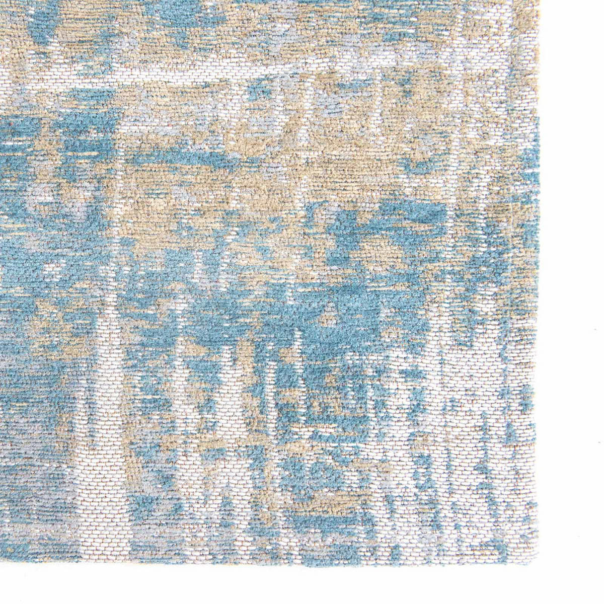 TEPPICH Long Island Blu Atlantic 240/340 cm - Blau, Textil (240/340cm) - Louis De Poortere