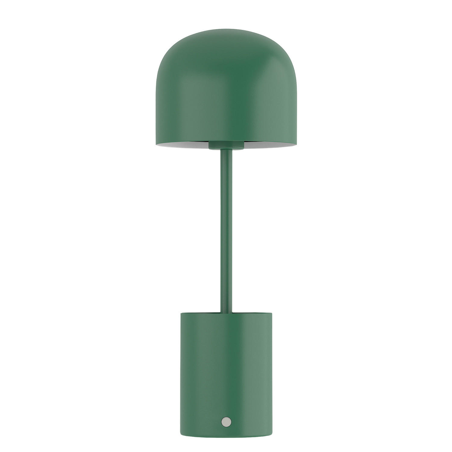 AKKU-TISCHLEUCHTE - Eisen / Kunststoff - Grün, Metall (13/13/37cm) - home24