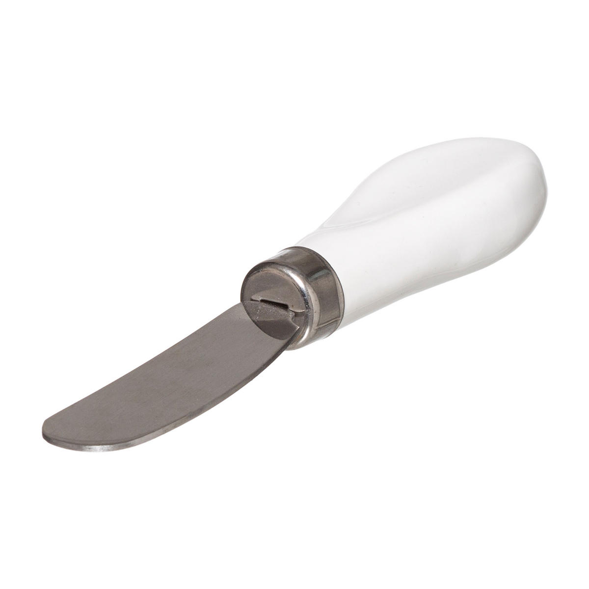BUTTERDOSE mit Streichmesser, Keramik, Bambus, 13.5 x 9.3 cm - Beige, Keramik (9.3/9/13.5cm) - 5five Simply Smart