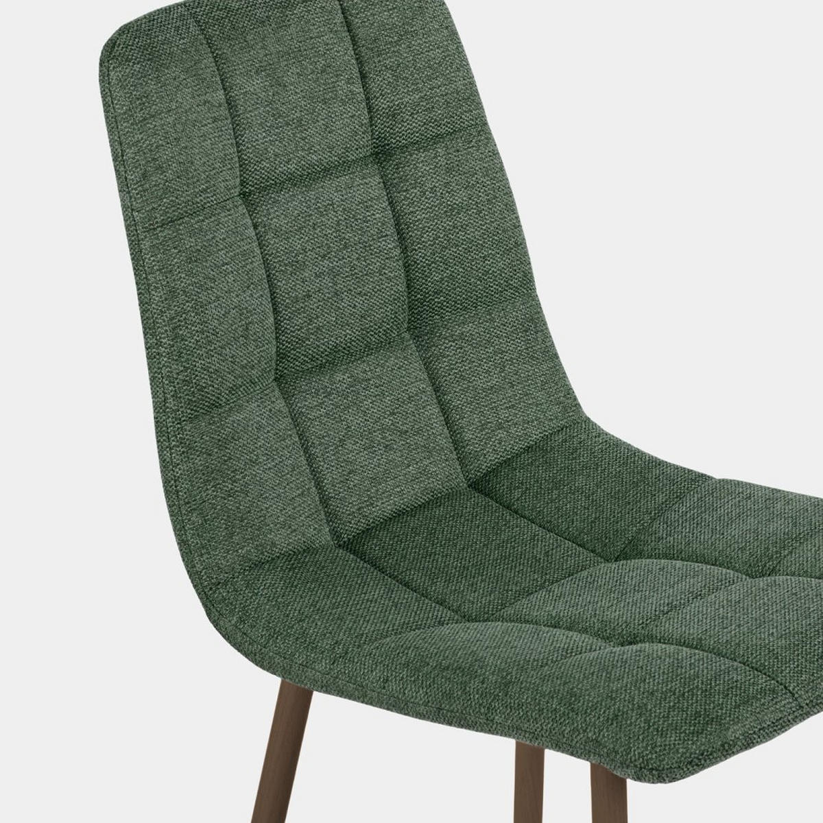 ESSZIMMERSTUHL Ailan Grün 43 cm x 88 cm 4er-Set - Grün, Textil (43/88/56cm) - Klast Home