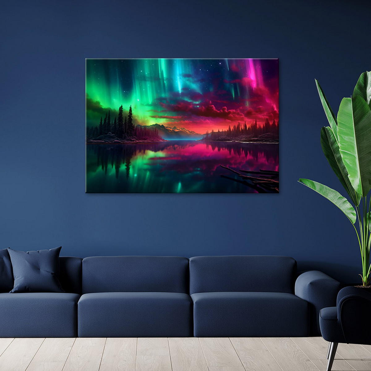 KUNSTDRUCK Lila 100/70 cm - Lila, Textil (100/70cm) - KUNSTLOFT