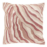 DEKOKISSEN Ezra Rosa 45/45/8 cm - Pink, Textil (45/45cm) - Unique Living