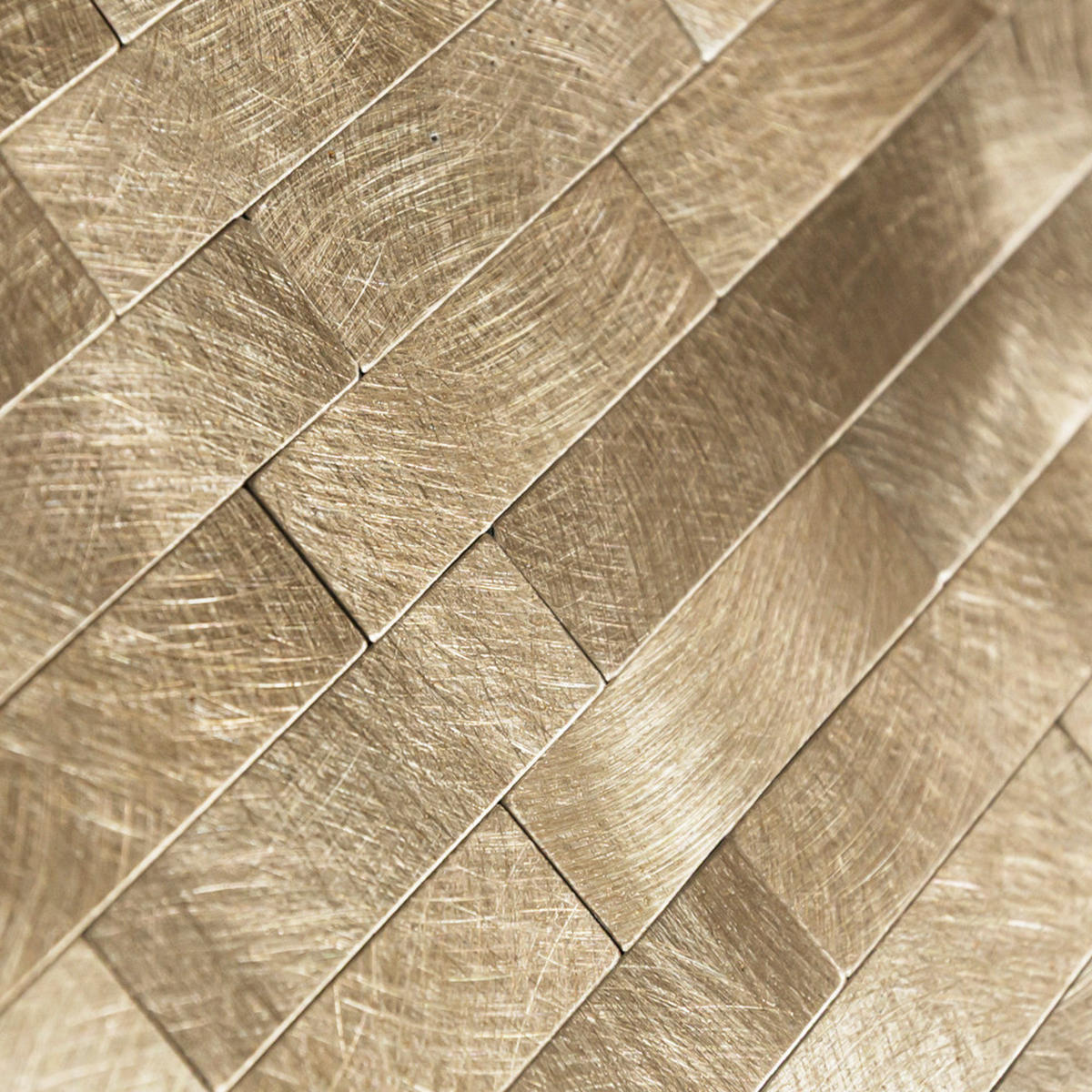 FLIESENAUFKLEBER 1 Stück 29 x 30 cm Selbstklebende Fliesen – Cocco Dorato - Goldfarben, Kunststoff (30/0.3/29cm) - Mazovia