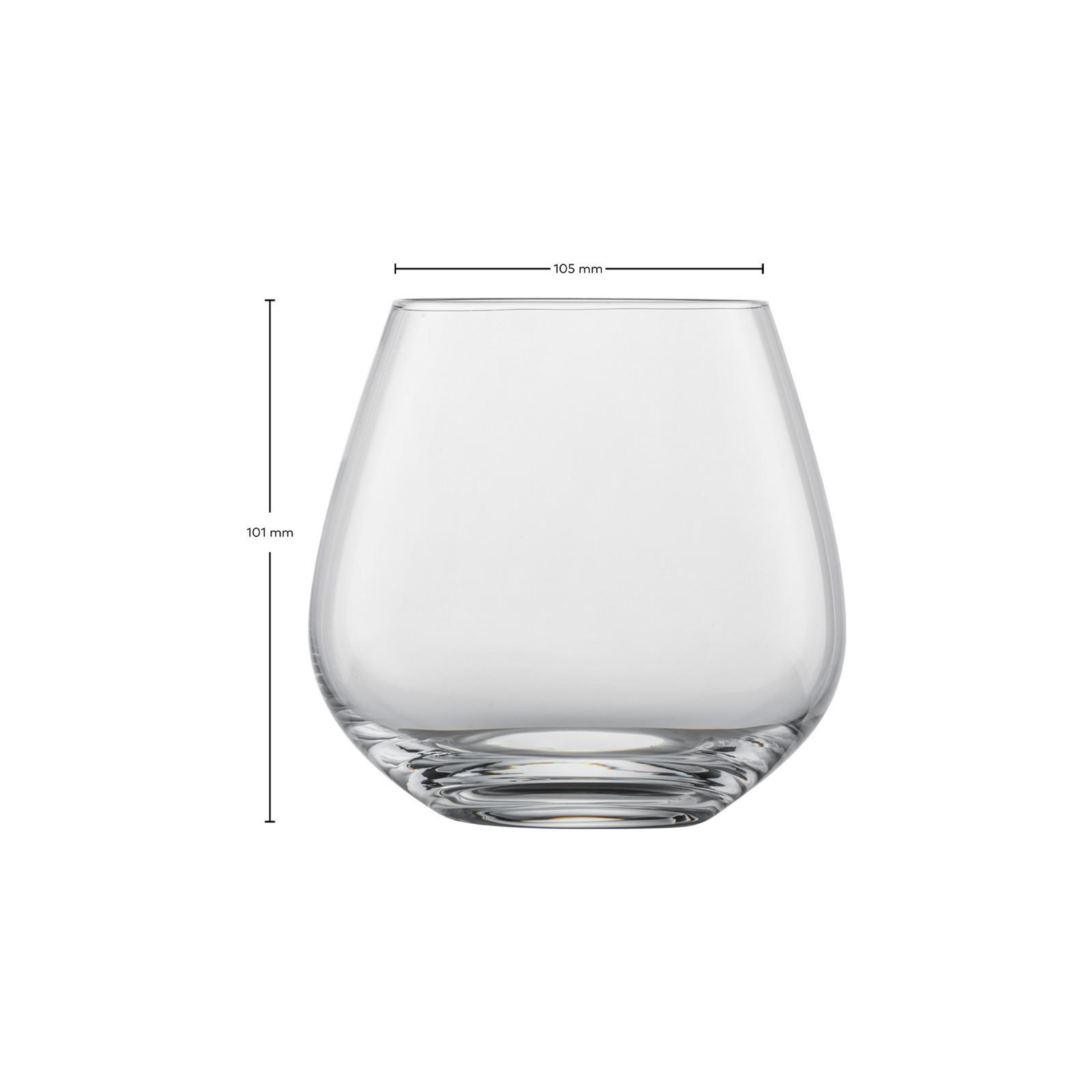 WEINBECHER Forté transparent 587 ml 4er Set - Transparent, Glas (0.587L) - Schott Zwiesel